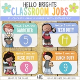 Editable Classroom Jobs Display | Hello Brights Classroom Decor