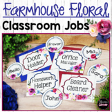 Editable Classroom Jobs- Farmhouse Classroom Decor