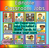 Editable Classroom Jobs for Student Helpers or Leaders