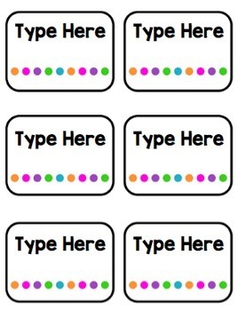 editable classroom labels by miss jacobs little learners tpt
