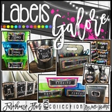 Editable Classroom Labels | Farmhouse Flair NEON Classroom Decor