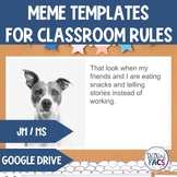 Editable Classroom Meme Templates with Funny Animal Pictures