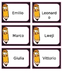 Editable Classroom Name Tags