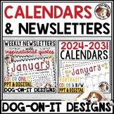 Editable Classroom Newsletter & Calendar 2024 2025 2026 20
