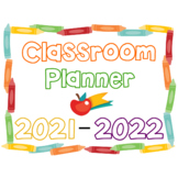 Editable Classroom Planner