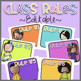 Editable Classroom Rules