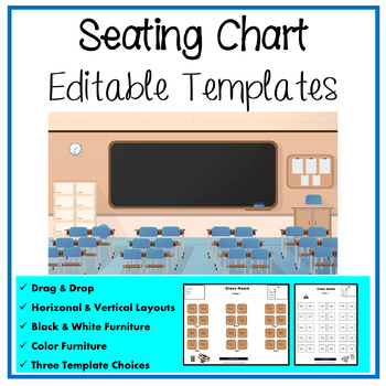 Editable Classroom Seating Chart Templates by Proven Computer Lessons