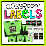 Editable Classroom Supply Labels