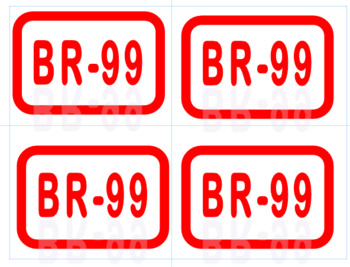 Preview of Editable Color Coded Lexile Labels