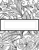 FREE Editable Coloring Binder Section Dividers