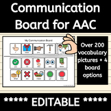 Editable Communication Board for Non Verbal and Autism wit