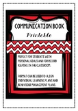 Communication Book Template - ILP, IEP, Behaviour Manageme