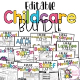 Editable Complete Childcare BUNDLE