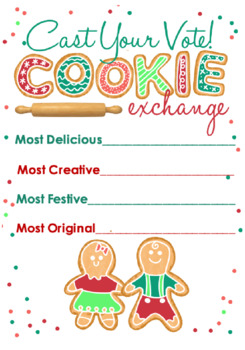 Editable Cookie Exchange Staff Holiday or Christmas Party Invitation ...