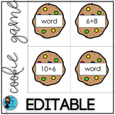 Editable Cookie Flip Game - Customize Reading or Math Skills