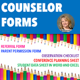 Editable Counselor Forms