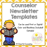 Editable Counselor Newsletter Templates