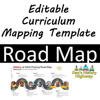 Preview of Editable Curriculum Mapping Template