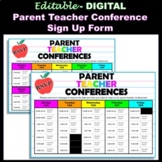 Editable - DIGITAL Parent Teacher Conference  Sign-Up Form