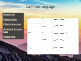DOL - Morning Work - Editable Digital/Virtual - Daily Lang