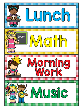 Editable Daily Schedule Farm Theme by Unstoppable Learning | TpT