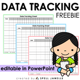 FREE Editable Data Tracking Sheet