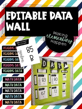 Preview of Editable Data Wall Posters