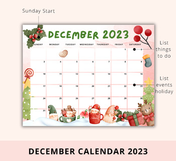 ❄️2023 Advent Calendar FREE Printable🎄 – papemelroti