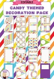 Editable Decoration Pack - Candy themed