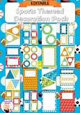 Editable Decoration Pack - Sports