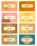 Editable Desert Boho Theme Classroom Labels