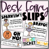 Editable Desk Fairy Slips