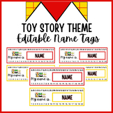Editable Desk Labels | Toy Story Theme