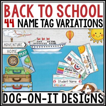 Preview of Editable Desk Name Tags Nameplates Back to School