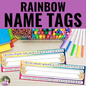 Preview of Editable Desk Name Tags - Name Plates for Student Desks - Print and Cursive