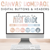 Editable Digital Buttons & Headers | Canvas Homepage | Boh