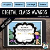 Editable Digital Class Awards Google Slides Class Awards F