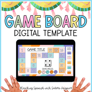 Preview of Digital Gameboard Template - Personal and Commercial Use