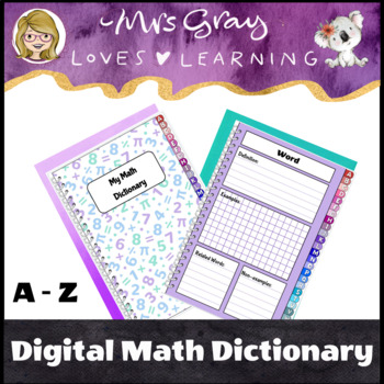 Preview of Editable Digital Math Dictionary