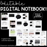 Editable Digital Notebooks | Google Slides