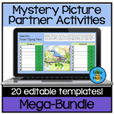 Editable Digital Partner Mystery Picture Templates Mega-Bundle