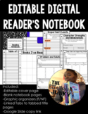 Editable Digital Reader's Notebook
