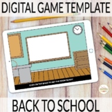 Editable Digital Review Game Template for Spanish Back to 