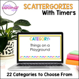 Editable Digital Scattergories Activity |  Community Builder