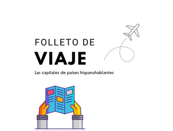 Preview of Editable Digital Spanish-Speaking Countries Travel Brochure Project