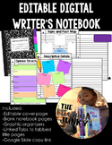 Editable Digital Writer's Notebook