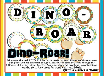 Editable Dinosaur Theme Board Game Printable