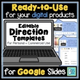 Editable Direction Templates for Google Slides | Personal 