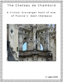 Editable  Digital Scavenger Hunt Château de Chambord Frenc