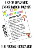 Editable Distance Learning Expectations Poster